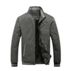 秋の男性のジャケット100％コットンチャーケタカジュアルソリッドファッションビンテージウォームベストコート高品質M-5XLウィンタージャケット210811