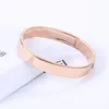 Bangle Luxury Designer Fashion Snap Clasp Bracelets Bangle Women's or Men's Stainless Steel Bracelet High Quality Jewelry Supply E4h7