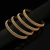 Dubai Bangles for Women Indian Gold Bracelets&bangles Copper Bangles Saudi Arabic Wedding Bridal Jewelry Q0717