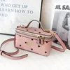 Pink sugao makeup bag toiletry pouch women clutch purse letter cosmetic make up large wash 2022 styles handbags coahone home trave325b