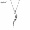 Pendant Necklaces Italian Horn Necklace 925 Sterling Silver 18quot Cable Chain CornicelloCornetto Amulet Jewelry P13274B4360367