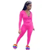 Tweedelige damesbroek Designer dames 2023 sportset met lange mouwen Tweedelige broekmode