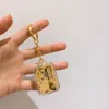 Keychains DIY Music Box Mini Sports Keychain Toy Baby Necklace Pendant Birthday Gift Musical Instrument Charms