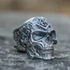 Cluster Rings Knights Templar Masonic Skull Mens mason Stainless Steel Biker Ring masonry Punk Jewelry Gift For Men2395627