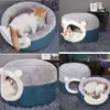 Rimovibile Cat Bed House Soft Plush Kennel Puppy Cuscino Cani di piccola taglia Gatti Nido Inverno Caldo Sleeping Pet Dog Bed Pet Mat Forniture 2101006