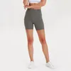 Kobiety wyrównują legginsy letnie ubrania markowe spodenki do jogi boczna kieszeń Nude spodnie dresowe z wysokim stanem hip-hop Fitness sport