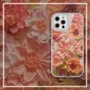 Ins Casi del telefono del fiore di pittura ad olio per iPhone 13 Pro Max 12 11 XR TPU Cover di moda PC PC