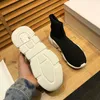 2021 Damen Herren Casual Sockenschuhe Atmungsaktives Kleid Schuh für Männer Plateau Sneakers Leder Schnürschuhe Hochzeit Täglich Scarpe 35-45 mit Box