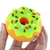 Tobaksrör Silikon Material Olje Rigg Handrör med glasskål Donut form vax brännare höjd 0,9 "