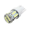 50 pcs/Lot T10 7020 10SMD LED voiture ampoules pour dégagement lampe plaque d'immatriculation lumière cale remplacement inverse Instrument 12 V