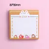 Notes de dessin animé Tearable Memo Book This Student Cute Message Note Girl Books beaucoup de styles différents