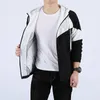 2021 Fashion Men Jackets Pullover Hoodied Fall Thin Windrunner Light Windbreak Zipper Hoodies coats Outerwear Black Plus size S-3XL