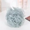 4 färger bad dusch svamp mesh puff loofahs boll