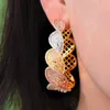 KellyBola Exclusive Luksusowe Marki Hoop Noble Symbol Dla Kobiet Wesele Rocznicowe Kolczyki Biżuteria