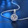 925 sterling zilveren sneeuwvlok hanger ketting accessoires mode sleutelbeen ketting sieraden ketting veel stijlen