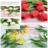 50pcs latex tulpen künstliche pu bouquet Real Touch Blumen für Home Dekoration Hochzeit dekorativ 8 Farben Option