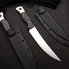 15500-1 Survival Rechte jachtmes S45VN Satin Blade Volledige Tang G10 Handvat Vaste Messen Messen met Kydex