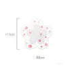 Mjuka Sakura Coaster Pads Bordsskål Pottmugg Mats Kök Kontor Anti-Skid Tea Cup Värmebeständig placemat för matbord T2i51848