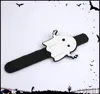 Toy Halloween Plush Pat Hand Circle Slap Bracelet Party Decoration Bat Pumpkin Ghost Shape Series Clap Toy Bangle6144926