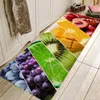 Tappetini da bagno Frutta Ciliegia Fragola Motivo di stampa Cucina Porta d'ingresso Tappetino antiscivolo Tappeto Bagno Area Corridoio