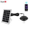 Solar Lamps Outdoor Pendant Lights IP65 LED Camping Hanging Light with Remote Control 16.4ft Cord 3000K or 6000K