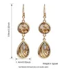 Japan Luxury Natural Abalone Shell Teardrop Pendant Clip on Earrings No Pierced New Zealand Shell Ear Clips for Women Jewelry