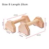 New Type of Fitness Push-ups Gymnasium Exercise Training Chest H-shaped Wooden Calisthenics Handstand Parallel Rod Double rod 1292 Z2