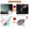 Uppladdningsbar självförsvarslarmnyckelring 3-pack Personifiera LED-ficklampa Nyckelringar SOS Safety Alert Device Nyckelring för kvinnor Män Barn Äldre