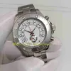 8 Styl Real Zdjęcie z oryginalnym pudełkiem Męskie Zegarki Męskie 18K Biały Złoty Platinum Bezel 44mm Chronograf Bez pracy 116689 116688 116680 116681 Asia Automatic Watch