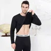 La biancheria intima termica per uomo donna mutandoni invernali uomo top termico + pantaloni 2 pezzi set intimo palestra fitness abbigliamento sportivo 211108