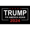 Trump 2024 Vlag U.S. Algemene verkiezingsbanner 2 koperen inkommen Neem Amerika rugvlaggen Polyester Outdoor Indoor Decoratie 90 * 150cm / 59 * 35 inch JY0505