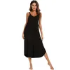 Kobiety Nightgownowie Damskie Bawełniane Koszulki Dla Kobiet Bez Rękawów Night Dress Slip Sexy Nightgown Nightie Nightwear Sleep 2021