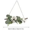 Dekorative Blumen Kränze Eukalyptus Wand hängen künstliche Blumensimulation grüne Pflanzen Wohnkultur 1pc Geschenkel Tür Girlande