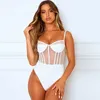 CNYISHE MESH SEE-Through Sexy Bodysuit Women Rompers Summer Casual Slim Streetwear Outfits Bodycon Bodies Ladies Jumpsuits 210720