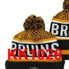 2021 Bruins Hockey Beanie North American Team Side Patch Winter Ward Sport Knit Hat Skull Caps A1