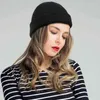 Moda donna Cappelli lavorati a maglia Boy Papalina Beanie maschile Inverno Retro Cappello senza tesa Baggy Melon Cap Cuff Docker Pescatore Accessori Y21111