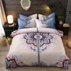 Bedding Sets Spring And Summer Style Chinese Printed Brushed Set Four-Piece Thick Bed Sheet Quilt Cover 4-Piece