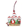 Kerstversiering decor houten familie kinderen xmas hanger tafel decoratie zegen ornamenten