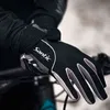 Santic Cycling Gloves Windproof Touchscreen Bike Bicycle Motorcycle Gel Pads for Women and Men Winter MTB Sports 211124