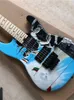 Guitare électrique peinte à la main personnalisée avec types de motifs et de couleurs en option