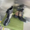 2021 Designer clássico Presbyópico Botas curtas Martinboots 100% genuíno fivela mágica fivela não deslizamento inverno boos 35-40