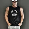Marka Erkek Kolsuz Gömlek Yapmak Çalışma Yaz Erkekler Tank Tops Spor Salonları Giyim Vücut Geliştirme Gömlek Fitness Tops