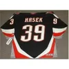 3740 мужчин молодежи женщины винтажные хоккей # 39 Dominik Hasek 1999 CCM Hockey Jersey Size S-5XL пользовательское любое имя или номер