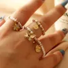 butterfly ring set