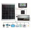 Kit de système solaire à monter soi-même, contrôleur de Charge solaire LCD, panneau 18V 20W, onduleur 1000W, production d'énergie, 40A, 12V/24V