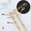 Women's bag accessories gold chain accessories high-quality custom original shoulder strap Applicable to all kinds of style bag Parts size 30-120cm