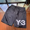 Herren Shorts Y-3 Y3 Thin Sports Straight Casual Sport Strandhosen