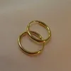 14K Gold gefüllte Creolen 20mm 30mm 40mm Kreisschmuck Minimalismus Brincos Vintage Pendientes Ohrringe Boho Goldohrringe 214922572