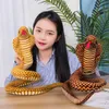110 300 cm en peluche Boa Cobra Doll simulé Snakes colorés en peluche jouet forestier canapé animal décorer accessoires filles garçons présents 215059608