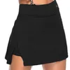 Yoga Outfit Mulheres Sports Shorts Respirável 2021 Saia de Tênis Fitness Casual suor absorver Anti Exposição Ginásio Falso de duas peças